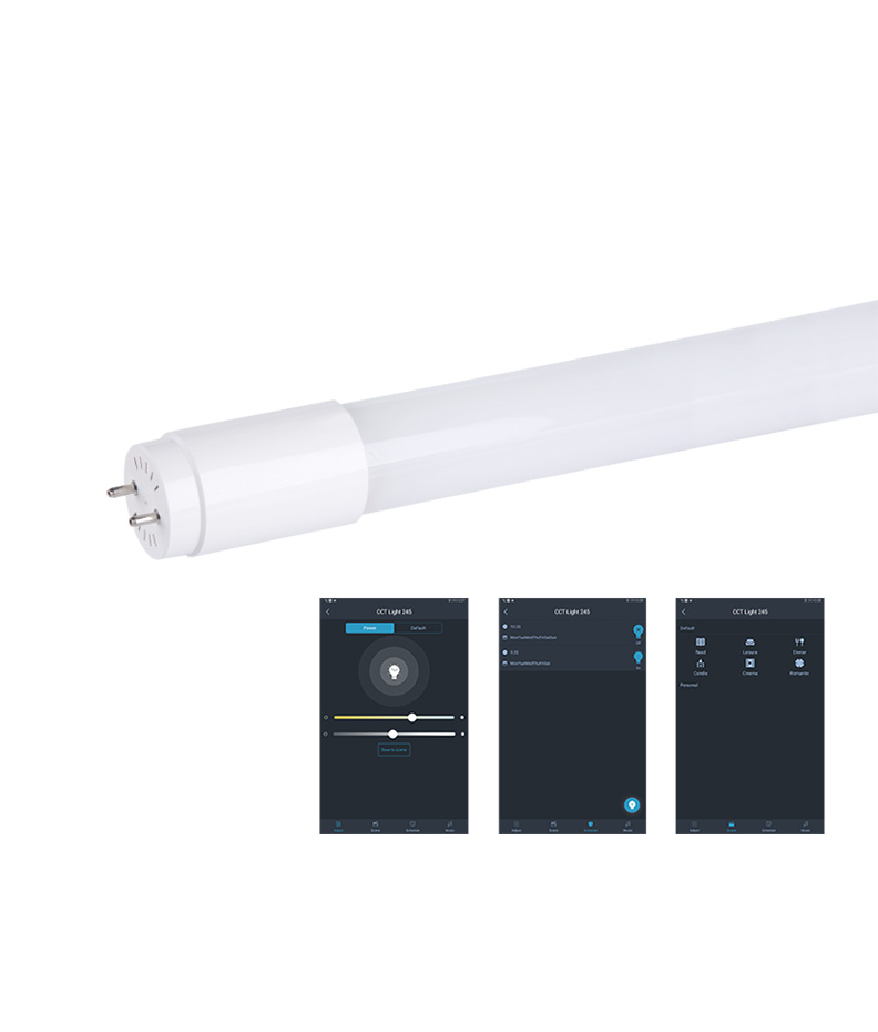 Blue-Tooth Control T8 LED Tube (CCT control & Dimming)