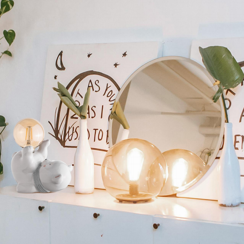 Decorate Table Lamp Base (Ceramic)