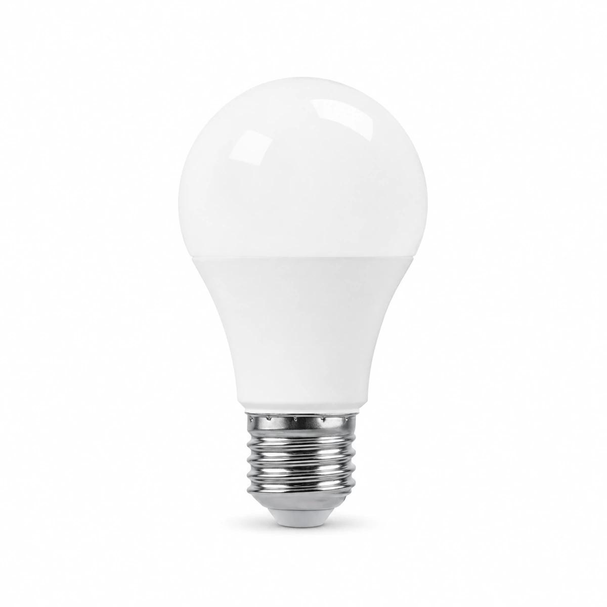 A55 diffused LED SMD bulb on white background