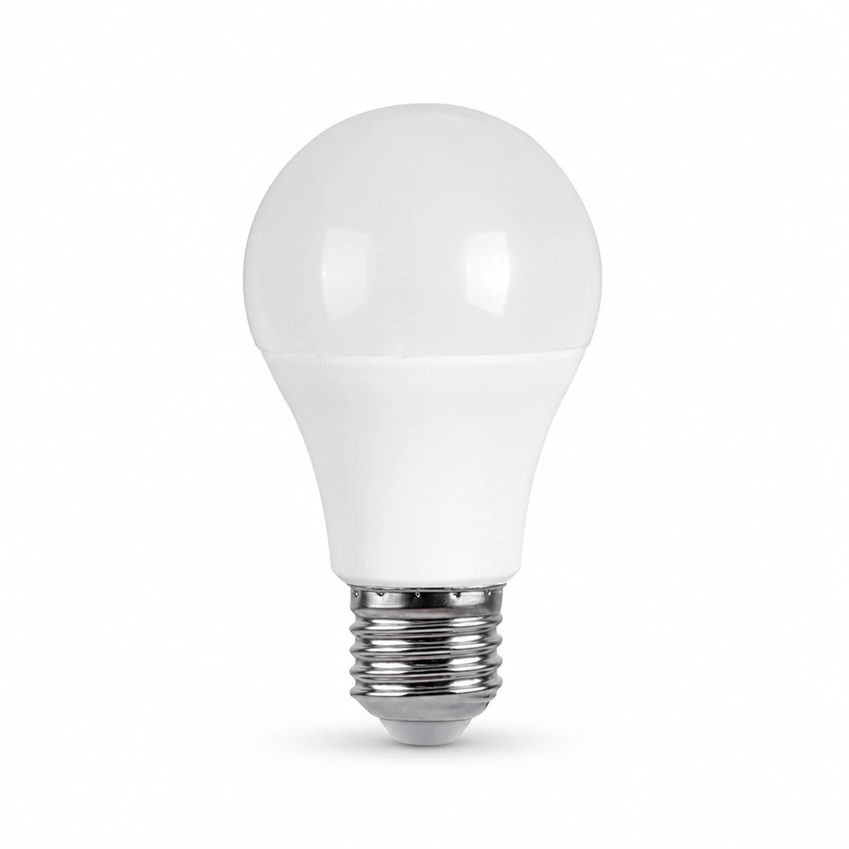 A65 diffused LED SMD bulb on white background