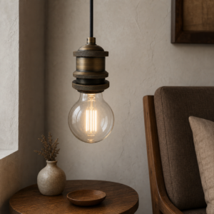 Antique E26/E27/E40 Lamp Holder Series in a realistic application setting