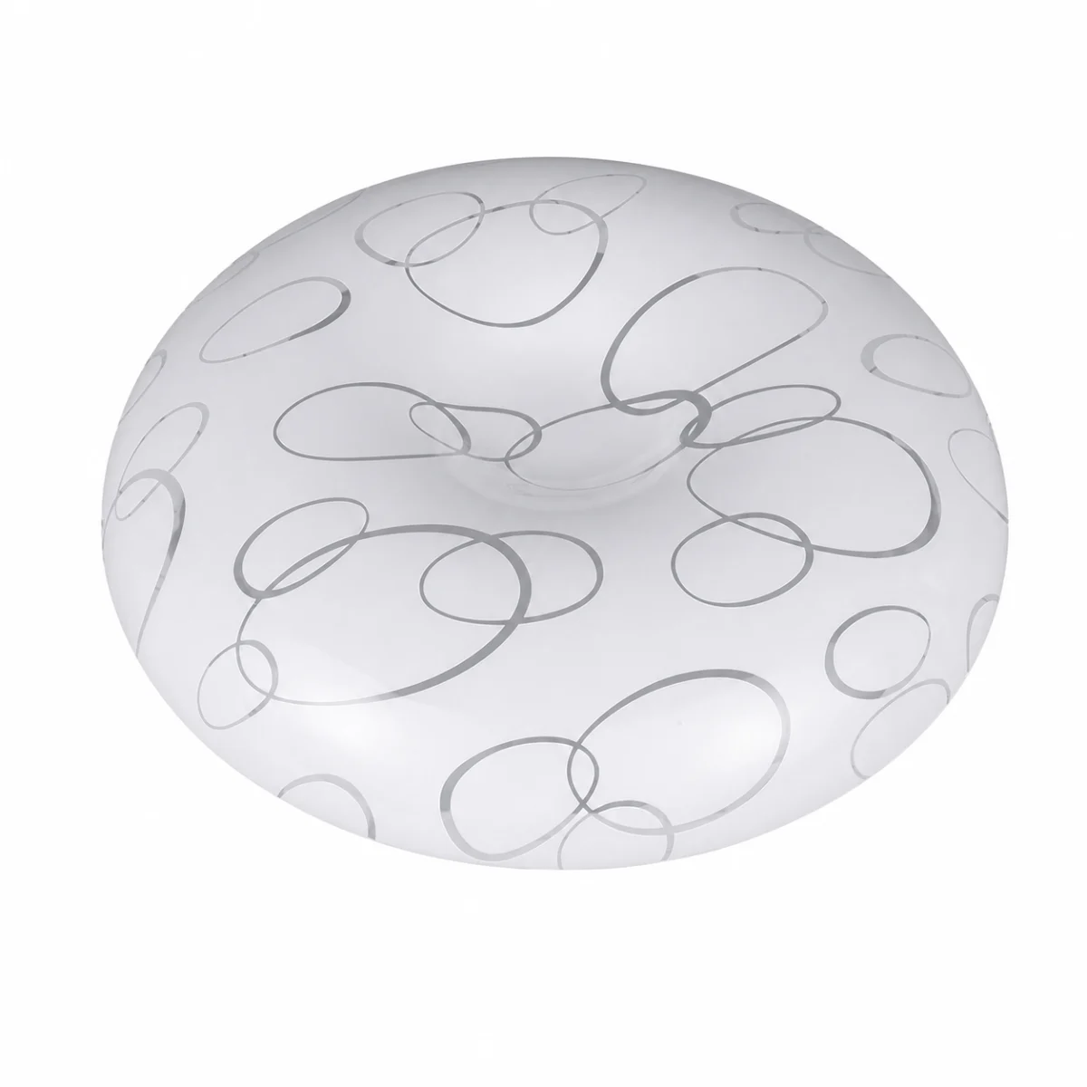 Alternate overlapping loop pattern for the apple-round LED ceiling light cover