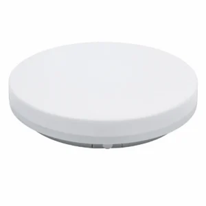 Front view of round HY05 full-plastic surface-mounted ceiling light