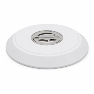 Rear view of round HY10 large-format PP surface-mounted ceiling light