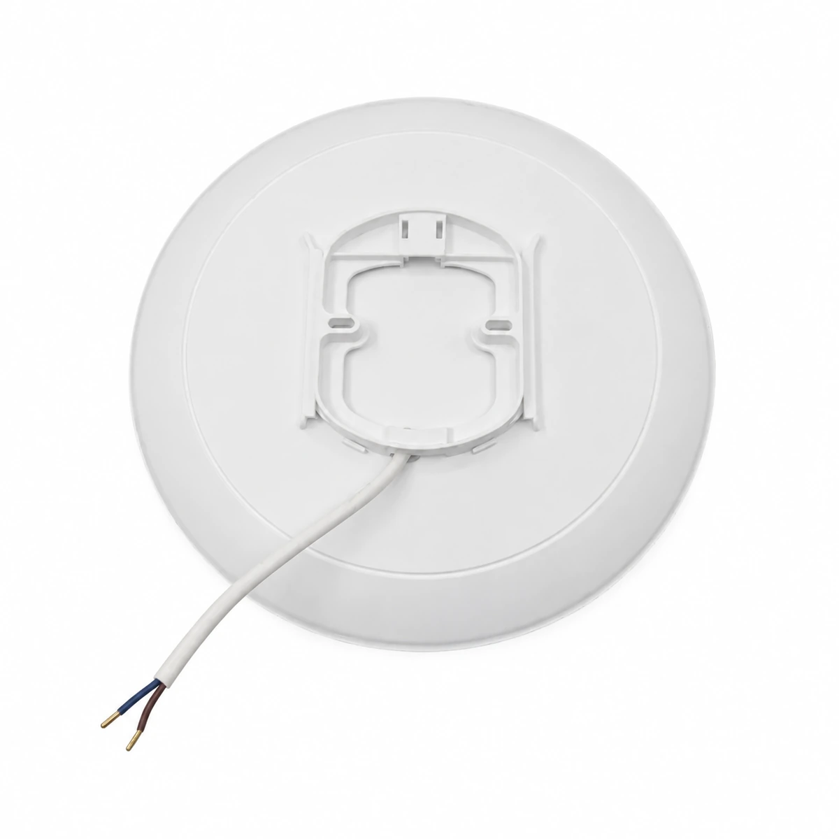 Rear view of HY17 IP54 PP surface-mounted ceiling light showing mounting bracket and cable