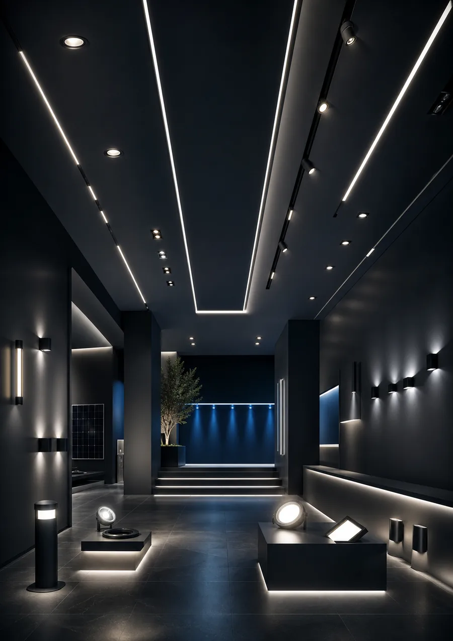 New Lights LED luminaires catalogue cover artwork