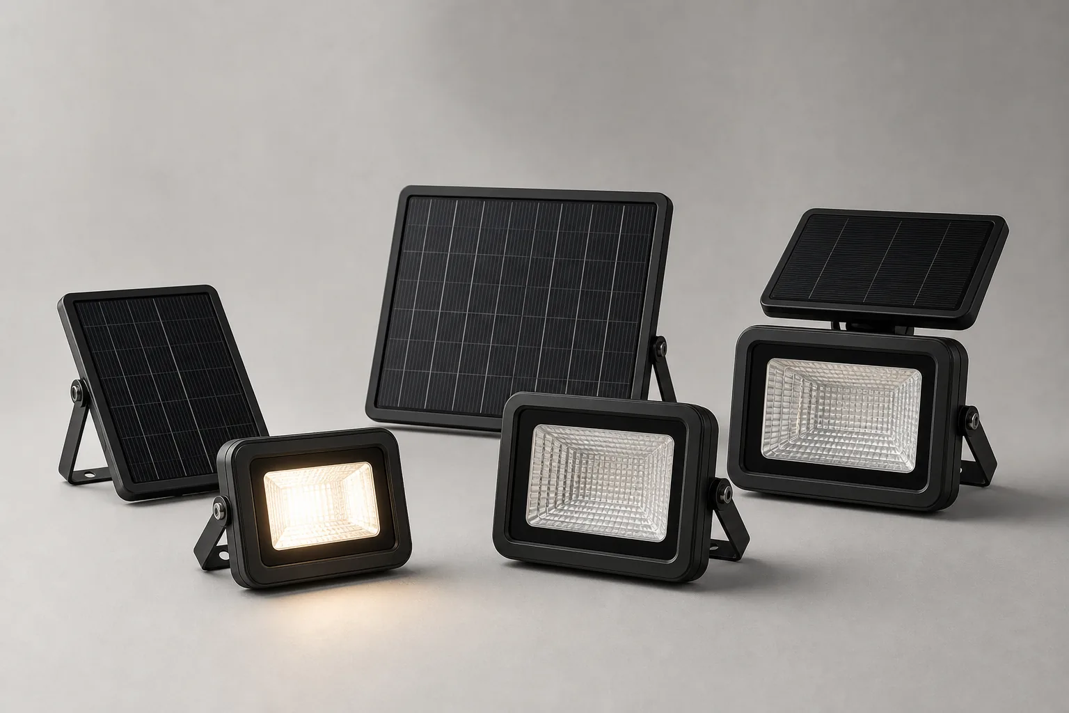 Representative solar flood light product family