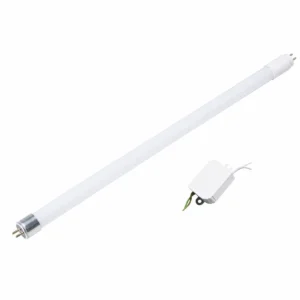 Complete frosted T5/T6 LED tube with G5 bi-pin caps and separate external driver