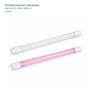 T8 Fresh Food LED Tube Series, Dia. 26 x L 590-1499 mm, 9-22 W, complete G13 fresh-food LED tube series view