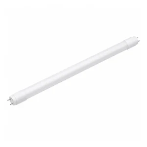 Complete T8 shatterproof film glass LED tube with white G13 bi-pin end caps