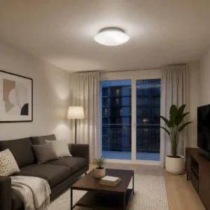 TW decorative surface-mounted ceiling light installed in a family living room