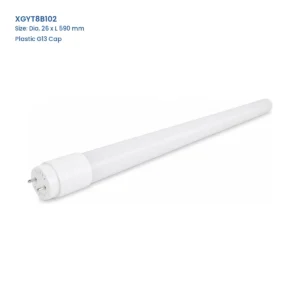 XGYT8B102 T8 LED glass tube with plastic G13 end cap