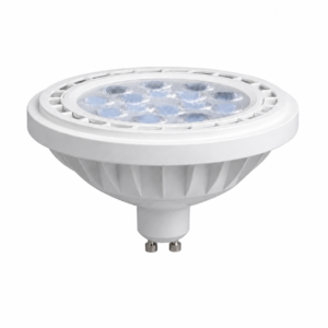 White AR111F-SMD-GU10 LED reflector bulb in the AR111 series