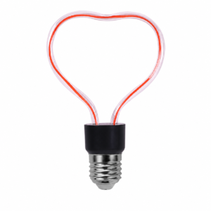 Decorative New Flexible Filament Bulbs on a white background