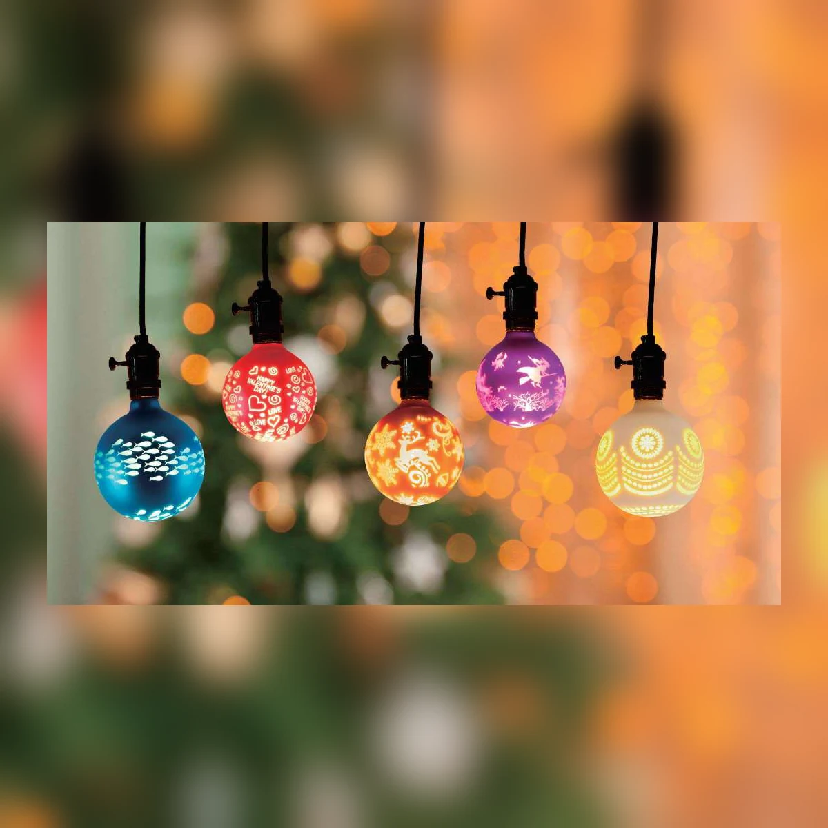 Laser Painting Decorative LED Bulbs application scene