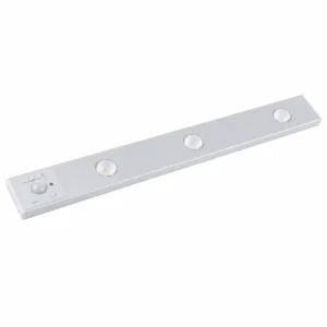 White three-lens rechargeable sensor cabinet light