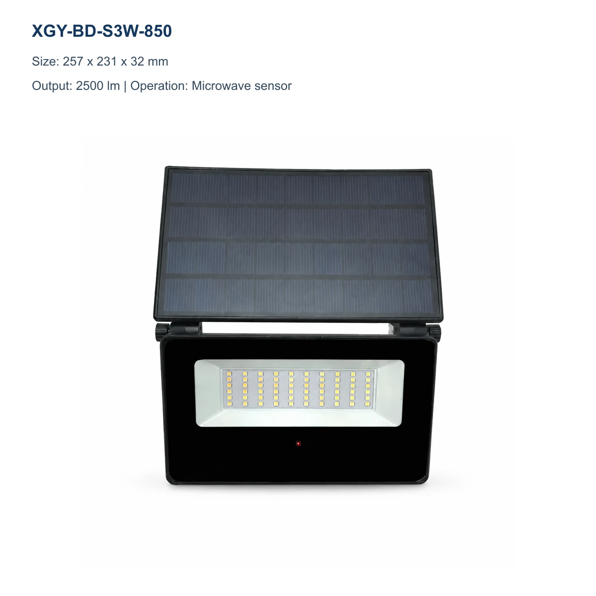 XGY-BD-S3W-850 solar flood light model image