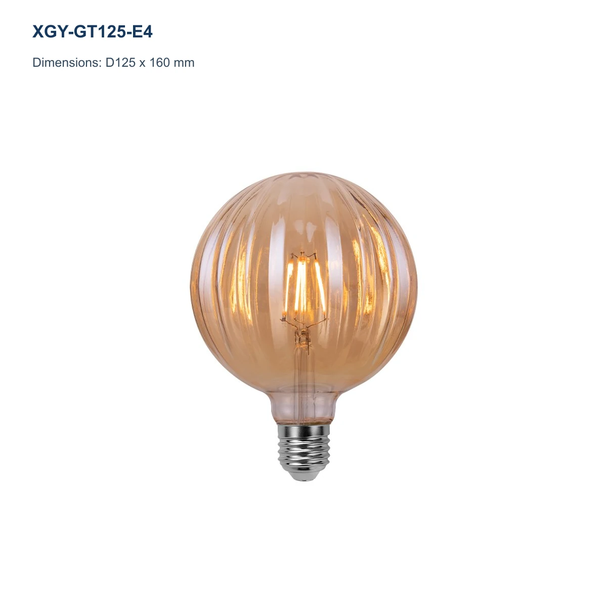 XGY-GT125-E4 decorative LED filament bulb model image