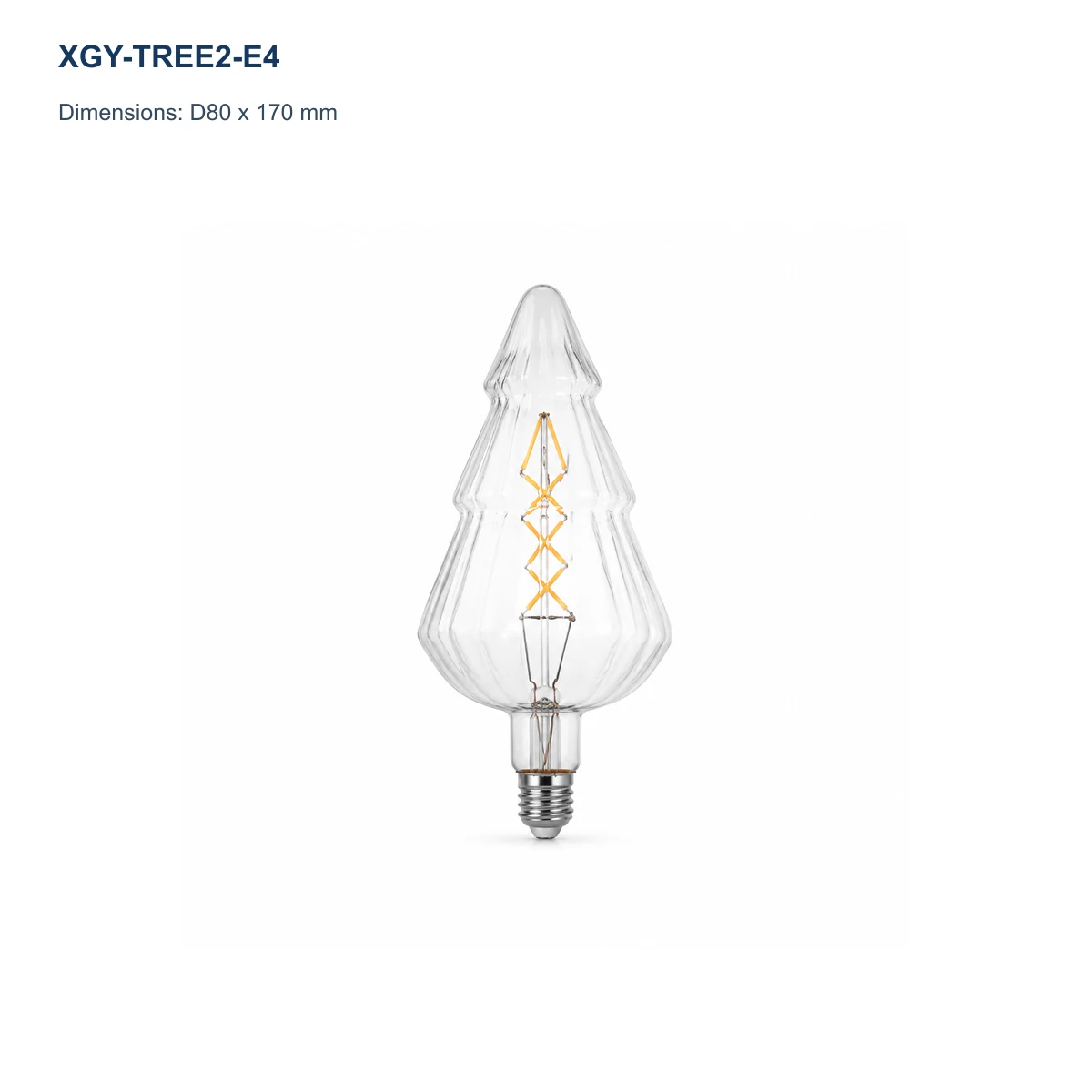 XGY-TREE2-E4 decorative LED filament bulb model image