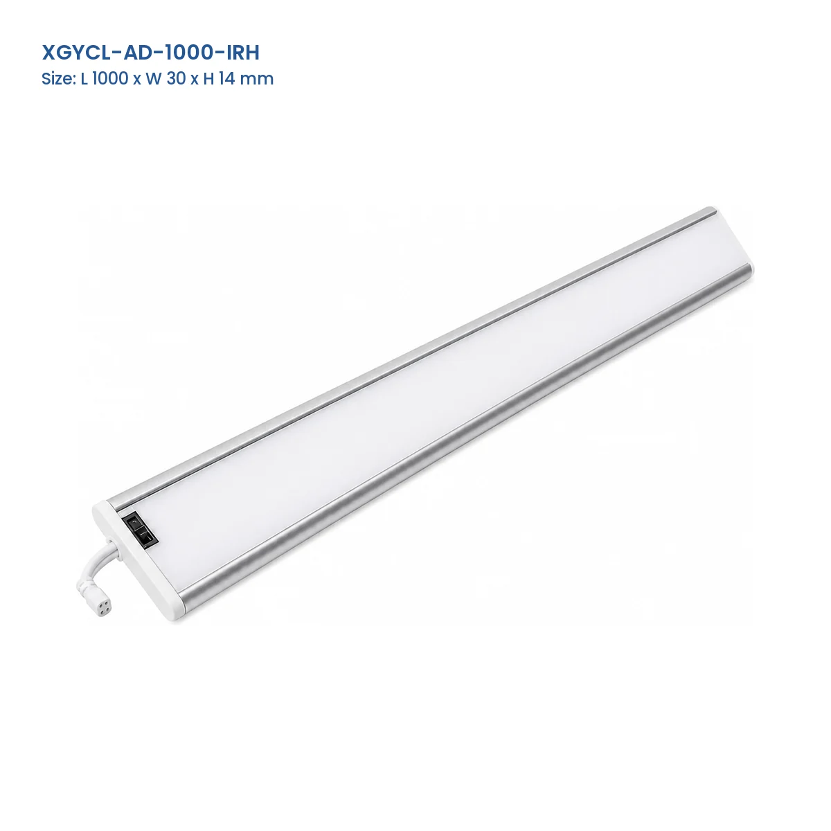 XGYCL-AD-1000-IRH AC hand-sweep dimmable cabinet lamp, L 1000 x W 30 x H 14 mm