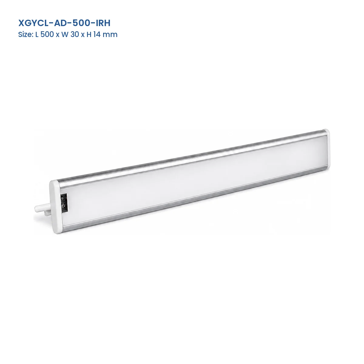 XGYCL-AD-500-IRH AC hand-sweep dimmable cabinet lamp, L 500 x W 30 x H 14 mm
