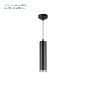 CS109D extended cylindrical surface-mounted GU10/MR16 spotlight housing, model XGYCSL-JLK-CS109D