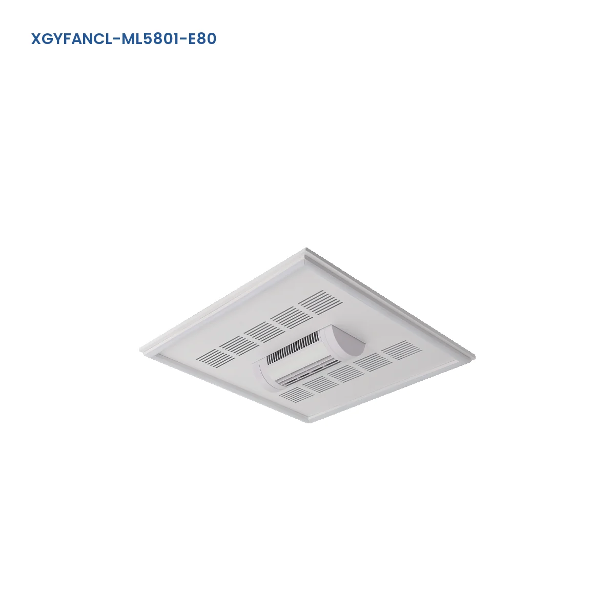 XGYFANCL-ML5801-E80 Rectangular Bladeless Ceiling-Mount LED Fan Light model