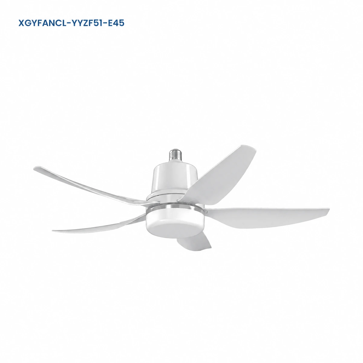 XGYFANCL-YYZF51-E45 mounted-blade LED fan light on white