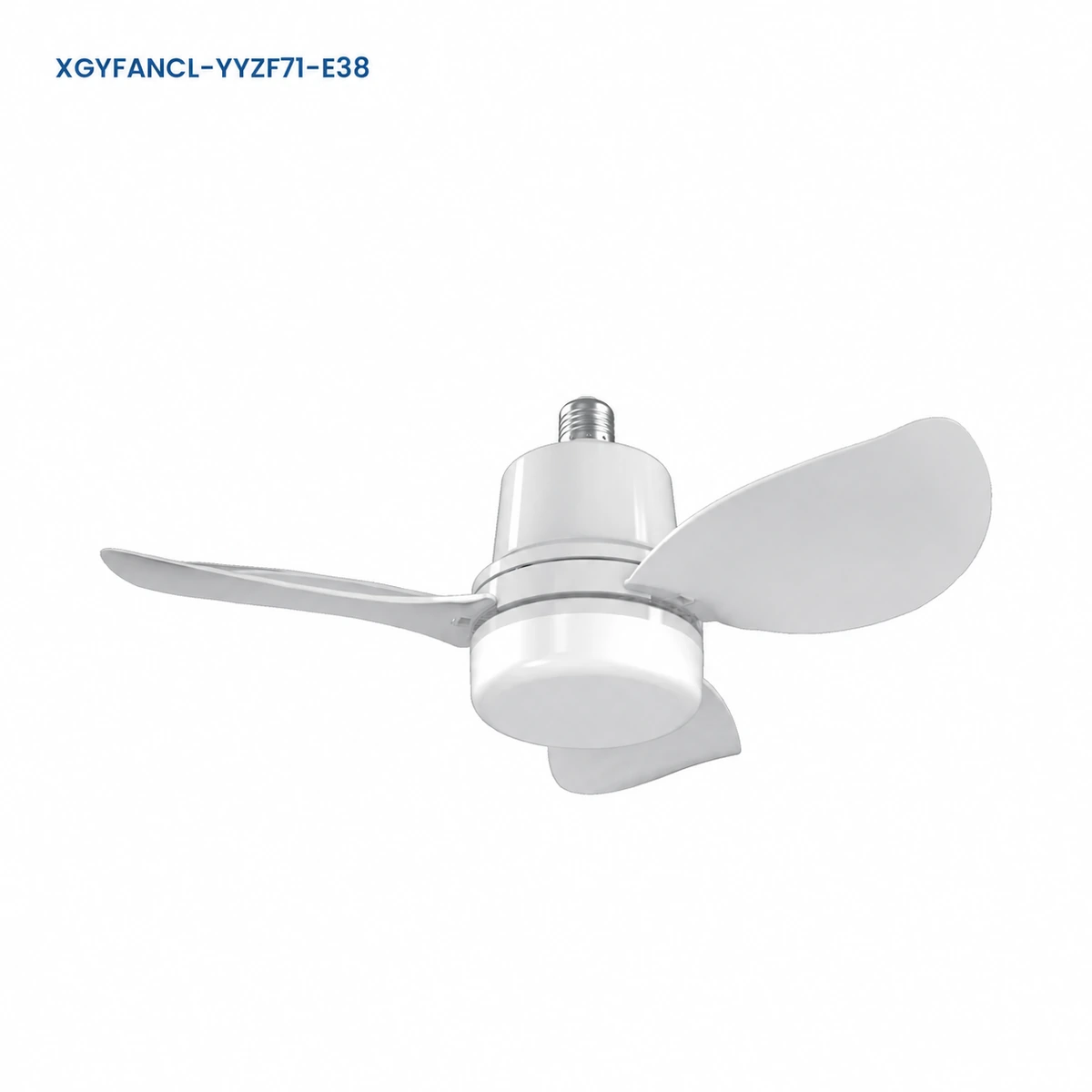 XGYFANCL-YYZF71-E38 mounted-blade LED fan light on white