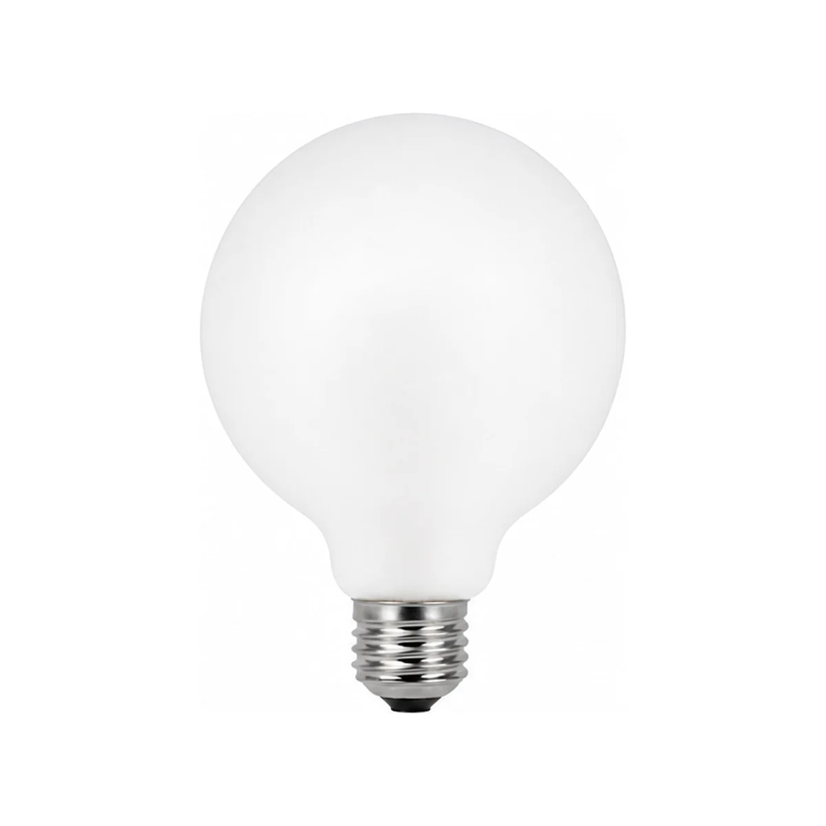 G125 frosted glass incandescent globe bulb, Dia. 125 x H 155 mm