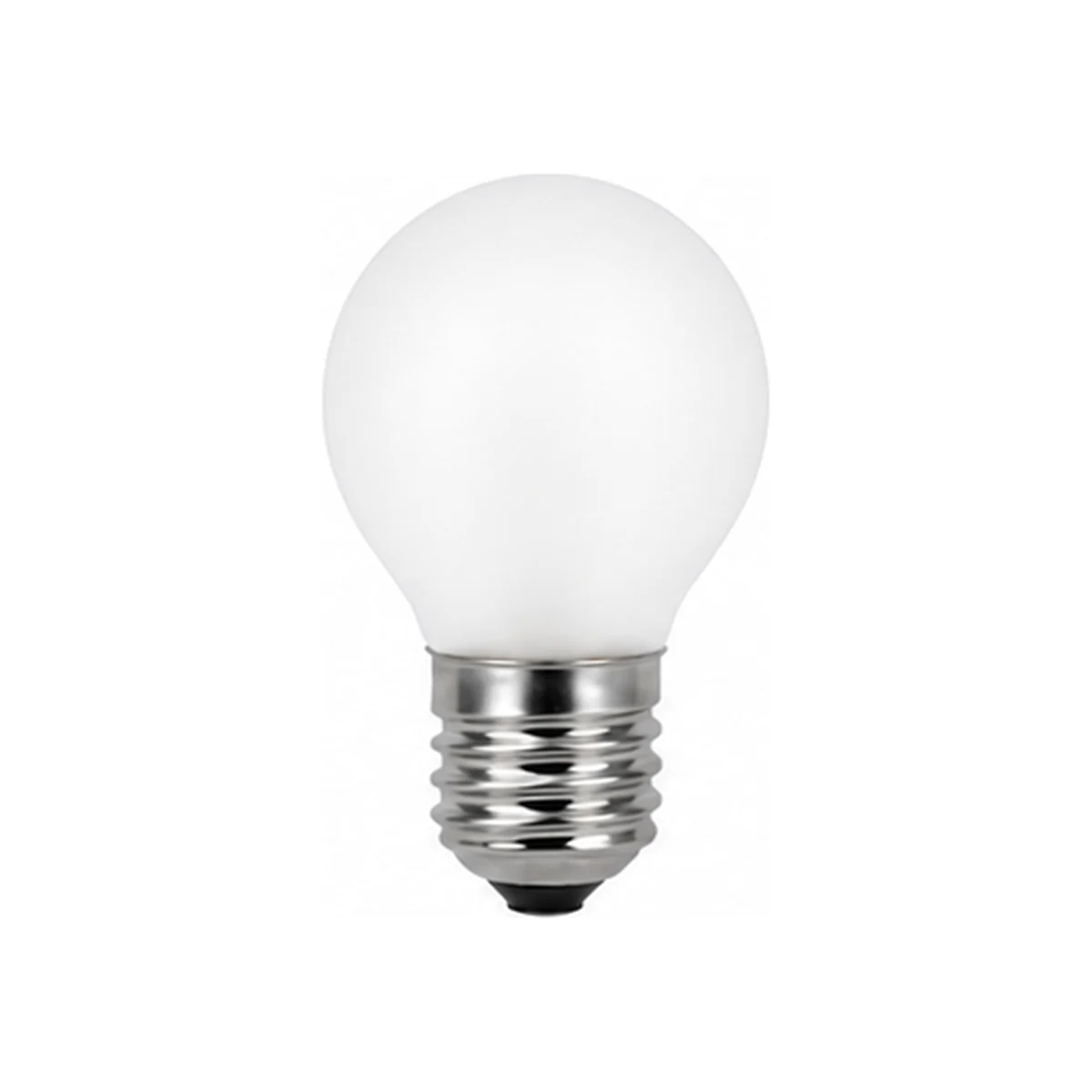 G45 frosted glass incandescent globe bulb, Dia. 45 x H 75 mm