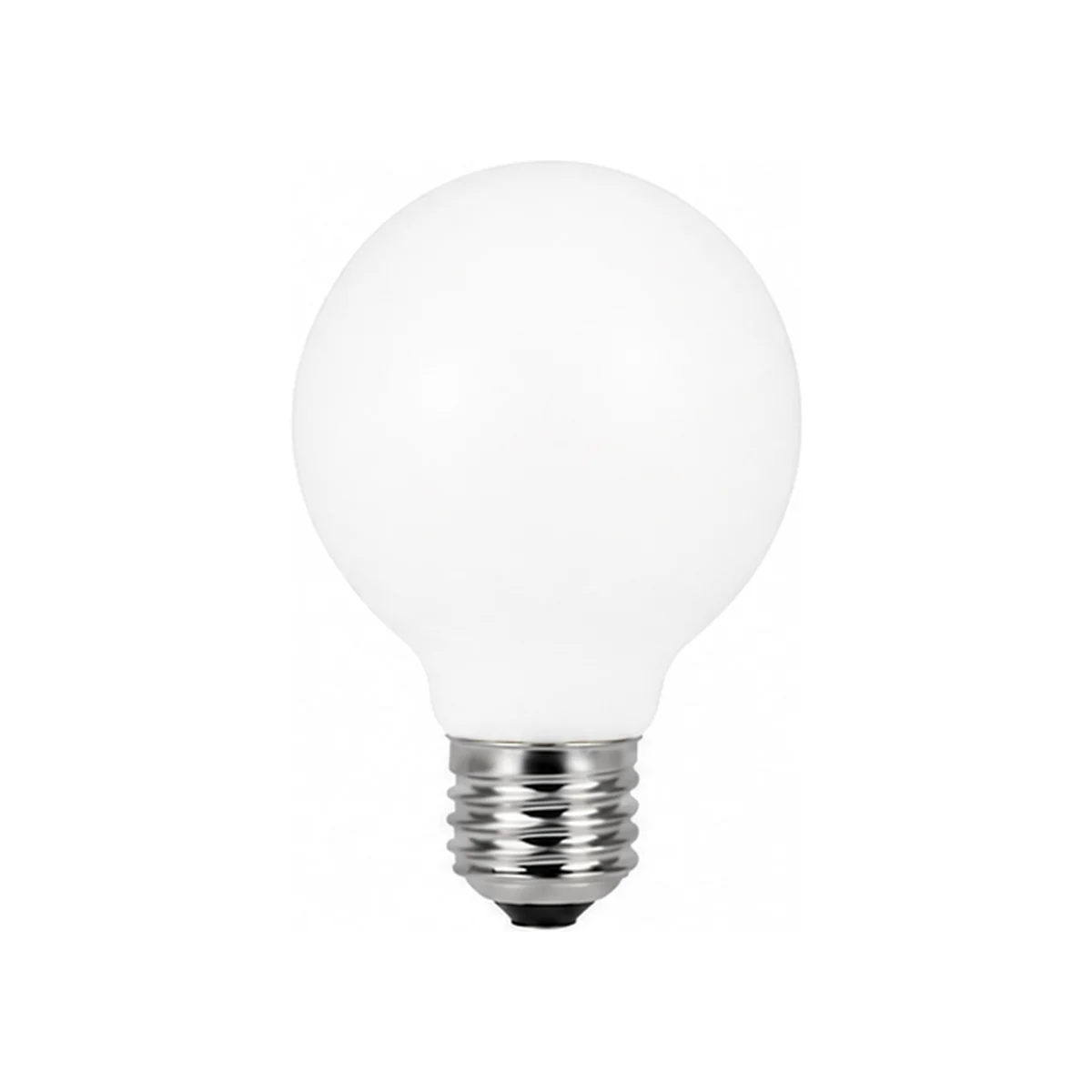 G80 opal glass incandescent globe bulb, Dia. 80 x H 116 mm