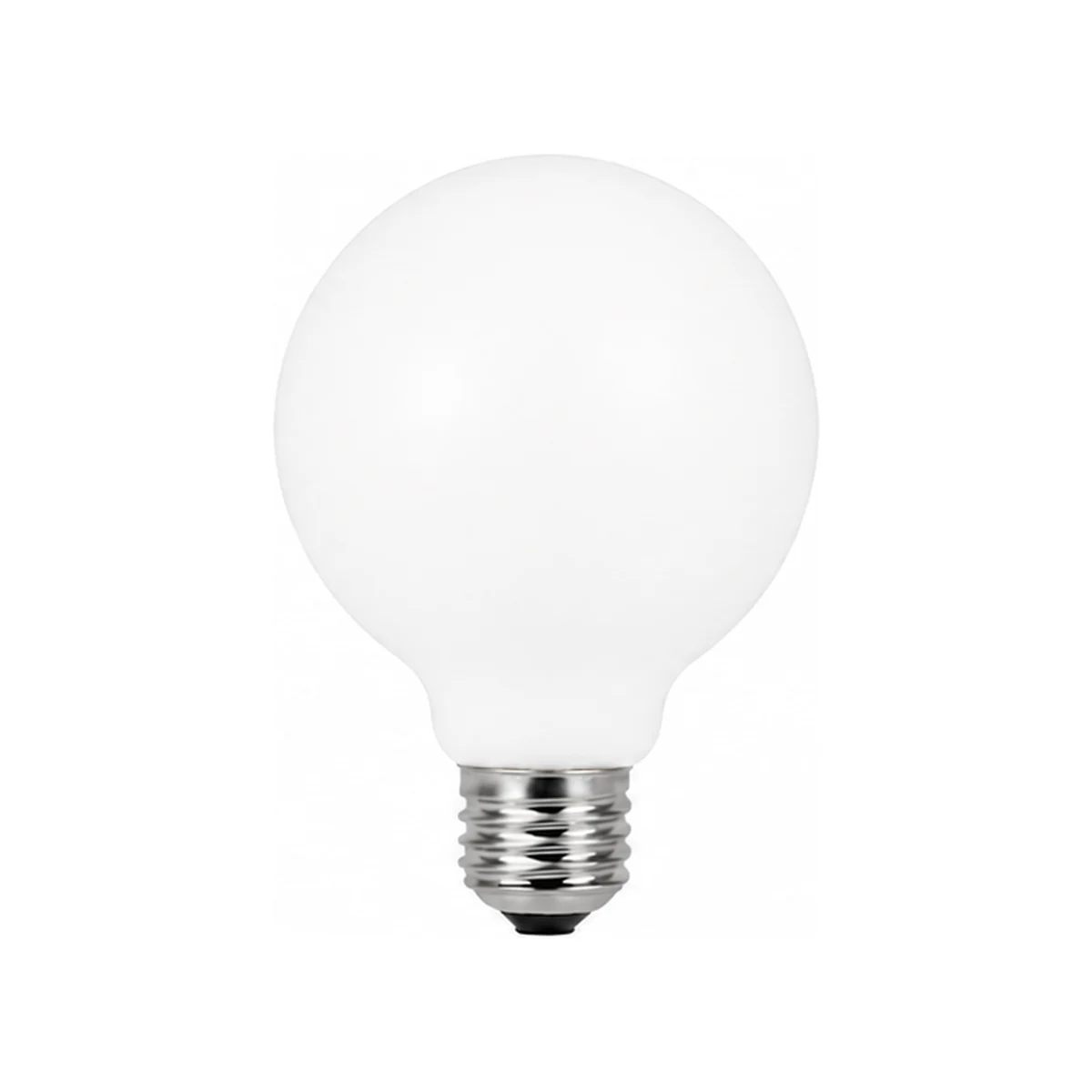 G95 opal glass incandescent globe bulb, Dia. 95 x H 130 mm