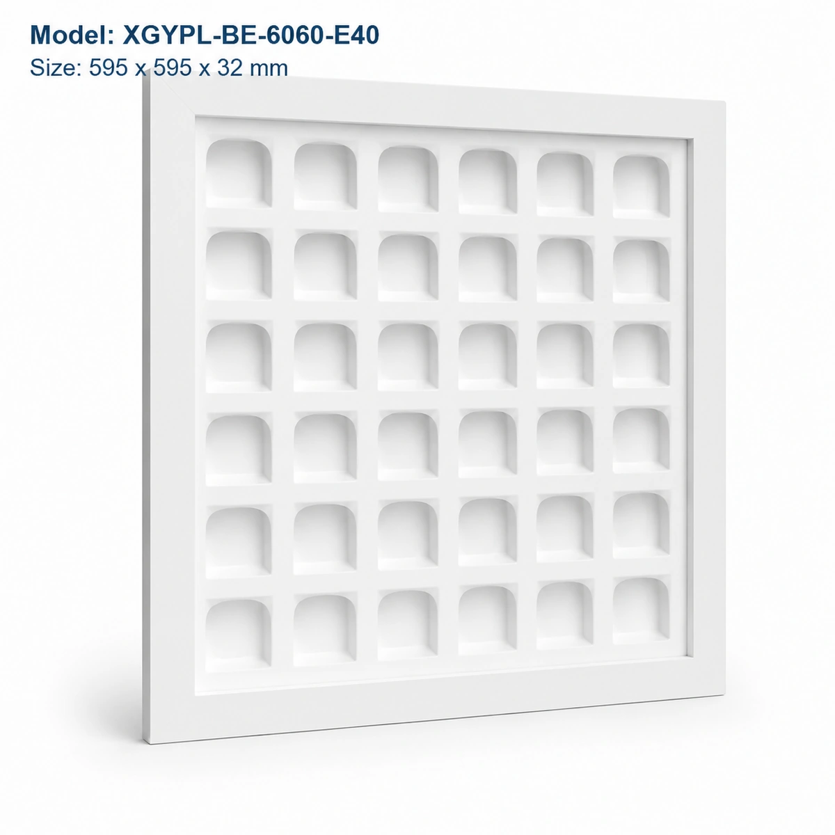 XGYPL-BE-6060-E40 white UGR