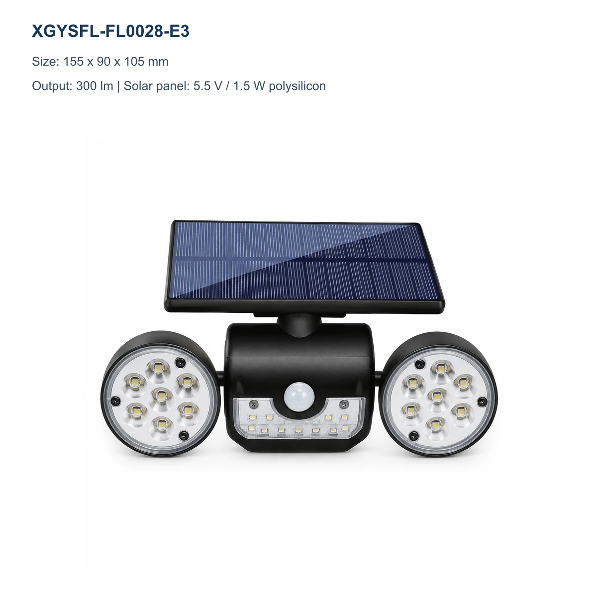 XGYSFL-FL0028-E3 solar flood light model image