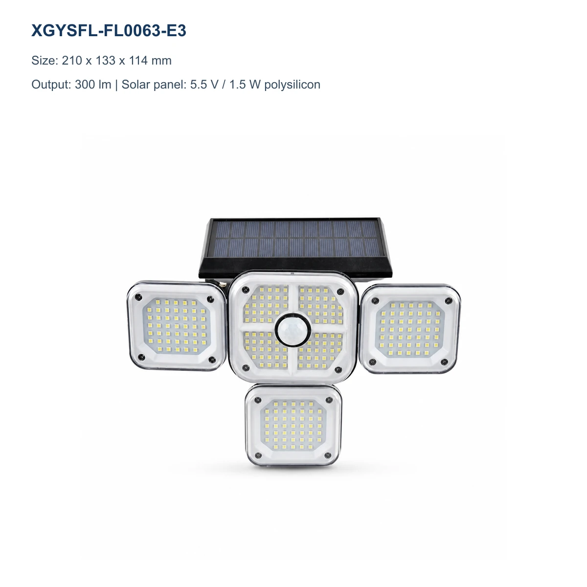XGYSFL-FL0063-E3 solar flood light model image