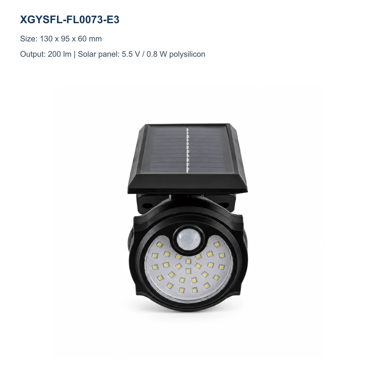 XGYSFL-FL0073-E3 solar flood light model image