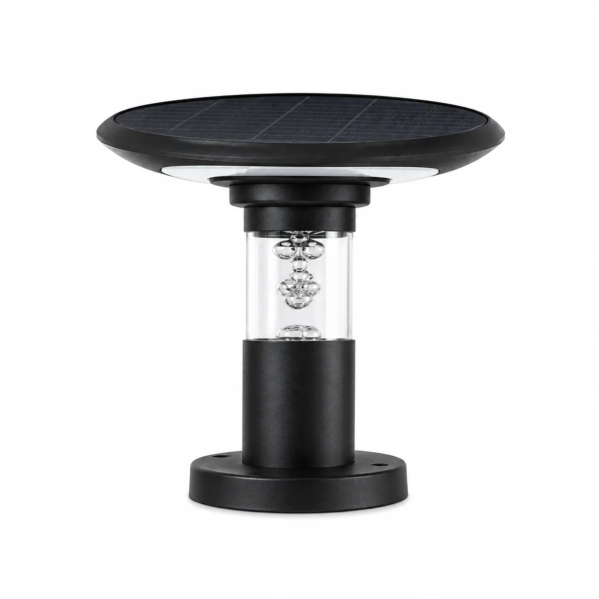 XGYSGL-YD238-E4 short-base solar light, 235 mm diameter and 220 mm high
