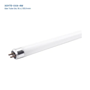 XGYT5-UVA-4W T5 UV-A fluorescent lamp, Tube Dia. 16 x L 135.9 mm