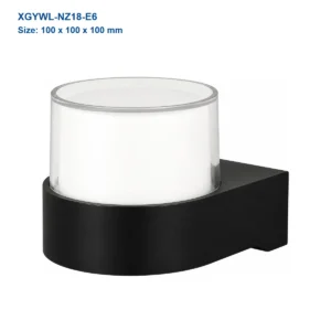 XGYWL-NZ18-E6 geometric diffuser LED wall light, 100 x 100 x 100 mm