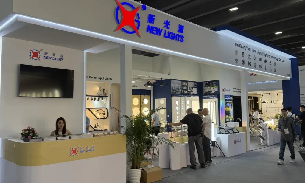 New Lights booth at Guangzhou International Lighting Exhibition 2026