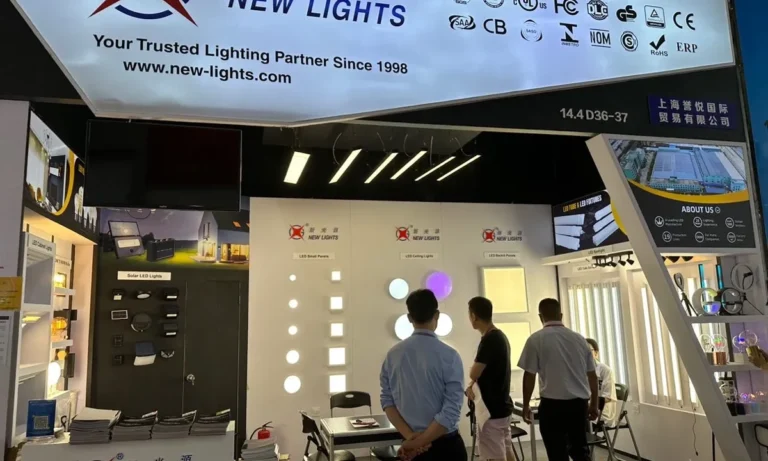 New Lights booth at the 2023 Autumn Canton Fair