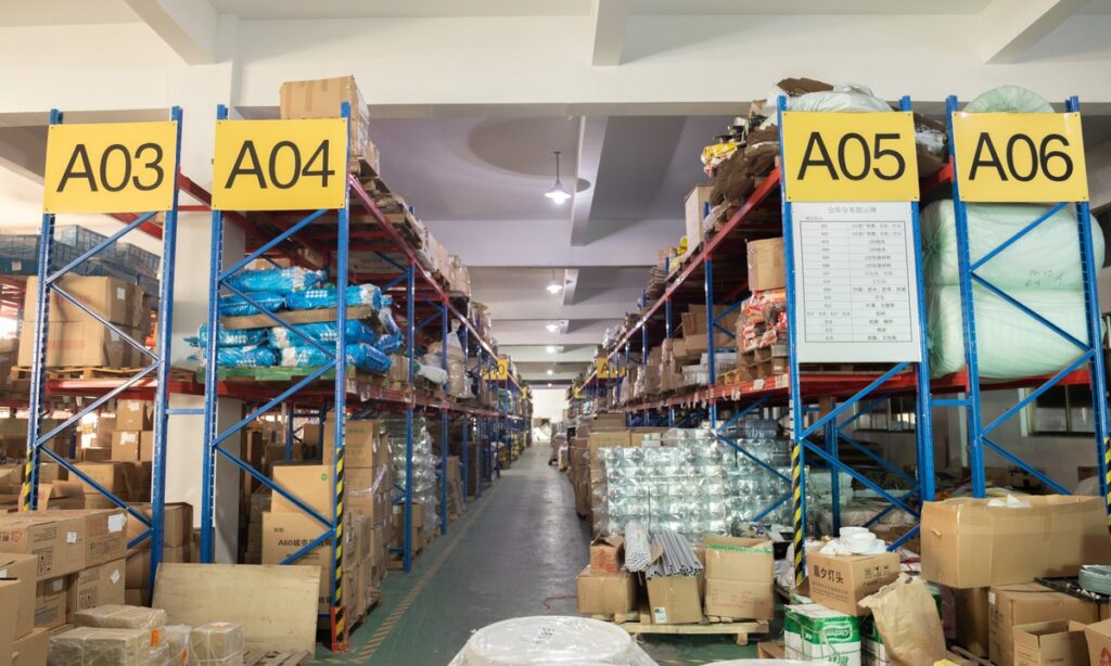 New Lights structural component storage aisles
