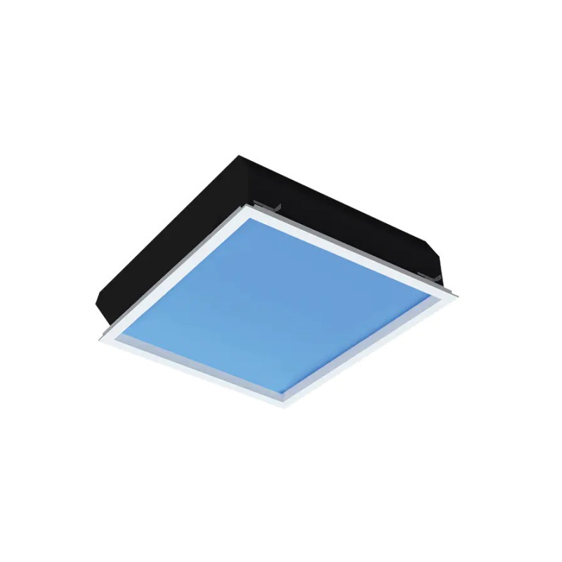New Lights D Series recessed artificial skylight on a white background