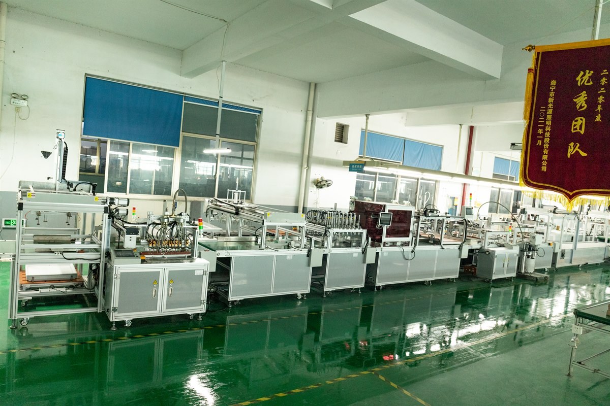 New Lights panel lighting assembly line with automated equipment