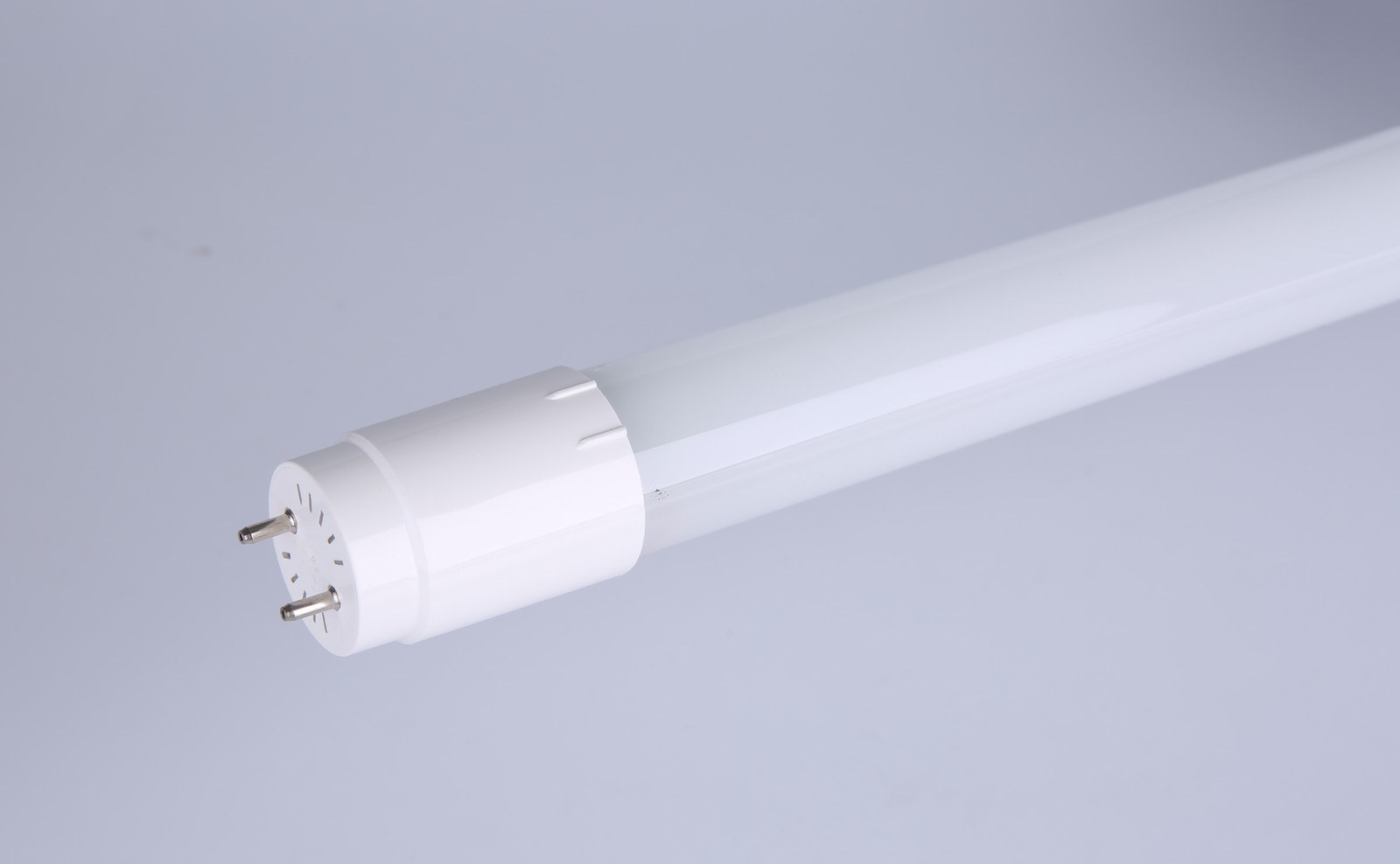 New Lights T8 LED tube showing the G13 bi-pin end and diffuser